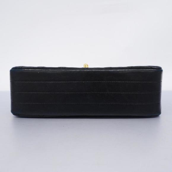 Chanel Shoulder Bag Matelasse Chain Lambskin Black Women's - Picture 3 of 12